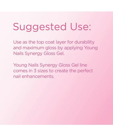 Young Nails Synergy Gloss Gel - Build, Sculpt, & Gloss with Ease - 15g Clear - Buy Online on GoSupps.com