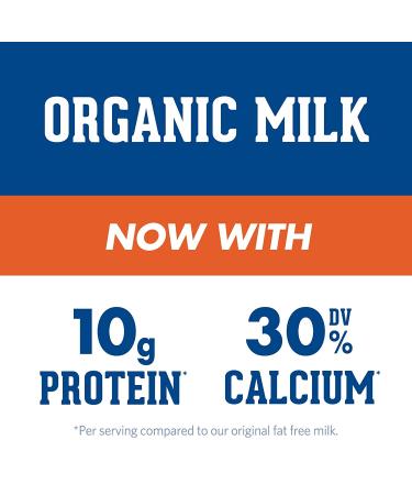 Organic Valley Fat Free Milk - Ultra Pasteurized, Organic & Dairy-Friendly - Buy Online on GoSupps.com
