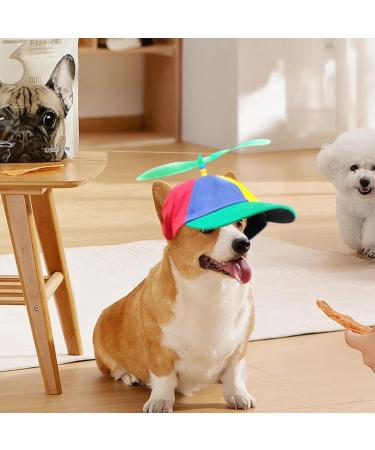 Colorful Propeller Hat for Dogs - Cotton Helicopter Design | Cute & Decorative Pet Accessory - Buy Online on GoSupps.com