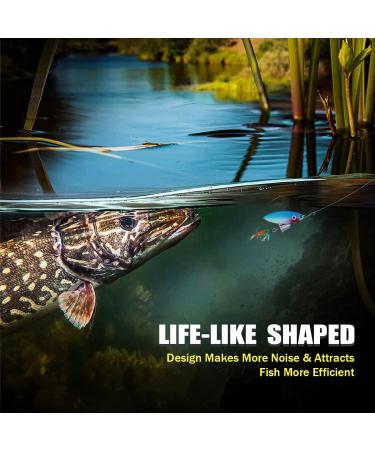 HENGJIA Trout Spinner Bait Lures Kit - 10PCS, Ideal for Bass, Trout, Pike, Steelhead - Freshwater and Saltwater Fishing Spoons Included - Buy Online on GoSupps.com