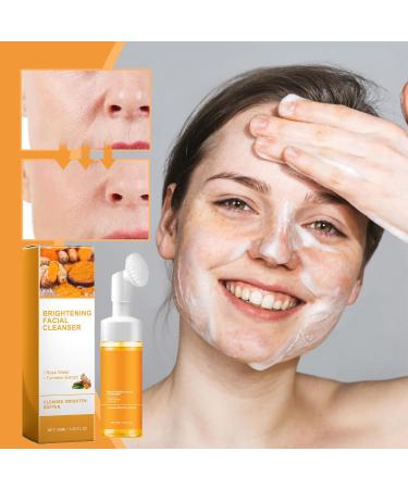 Turmeric Facial Cleanser - Foaming Face Wash for Deep Cleansing & Hydration | Suitable for All Skin Types - 1PCS - Buy Online on GoSupps.com