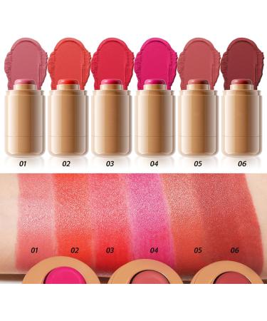 PCC PTYXIS Blush Stick for cheeks lips and eyes multifunctional peach blush stick longlasting moisturizing formula makeup essence light and nongreasy skin tone 5 - Buy Online on GoSupps.com