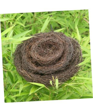 Buy WOFASHPURET Garden Rattan Flower Accessories - Natural Birds Nest Artificial Decoration (10cm) for Elegant Home D cor - Buy Online on GoSupps.com