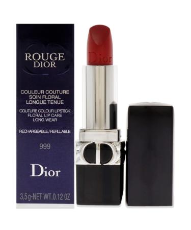 Christian Dior Rouge Dior Couture Lipstick - 999 Matte Lipstick (Refillable) Women 0.12 oz 999 (Matte) - Buy Online on GoSupps.com