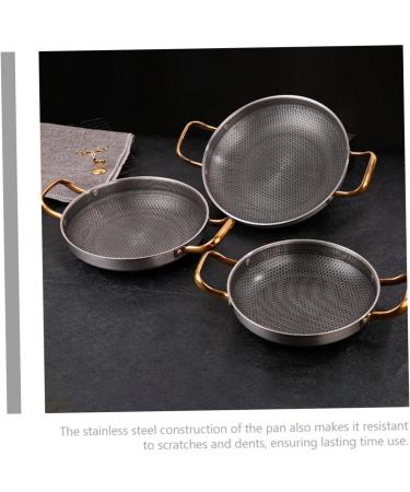Alipis 26c Stainless Steel Cooking Pot Crayfish Camping Wok Induction Cooker maifan Wok Omelet pan Non Stick pan Amphora Saucepan Spanish Paella pan Stainless Steel Honeycomb 39x26cm As Shown - Buy Online on GoSupps.com