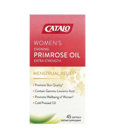 CATALO Women's Evening Primrose Oil 45 Softgels