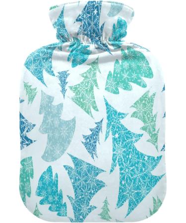Buy KCLDECI 2L Hot Water Bottle with Snowflakes & Christmas Trees - Perfect for Pain Relief Foot Warmer & Hot/Cold Therapy - Buy Online on GoSupps.com