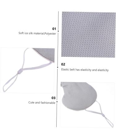 Fomiye Silk Eye Mask - Adjustable Under Eye Patches for Relaxation & Eye Care | Unisex 100% Polyester - 1 Pack - Buy Online on GoSupps.com