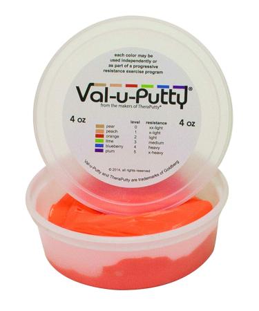 Fabrication Enterprises Val-u-Putty Exercise Putty - Orange (Soft) - 4 oz