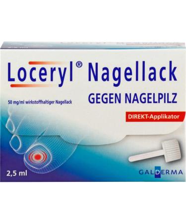 Loceryl against nail fungus Active nail polish 2.5 milliliters