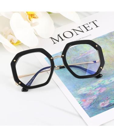 Aoolia Women s Vintage Geometric Reading Glasses - TR+Metal Frame Blue Light Protection Full Frame - 1 Diopter for Men & Women - Buy Online on GoSupps.com