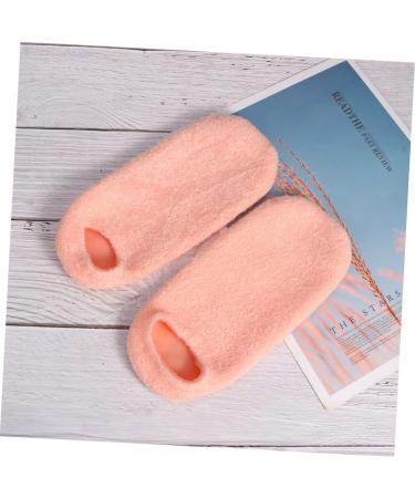 Beaupretty Orange Sock Spa Pairs Spa feet Sleeves Cracked Heels Guard spa Moisture Heel Repair Heel Sleeve Women Miss Sock Lotion Foot Moisturizer Socks - Buy Online on GoSupps.com