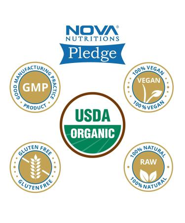 Nova Nutritions Certified Organic Jaggery Powder (Made from Evaporated Cane Sugar)  Raw & Natural  Also Called Gur  Panela - Buy Online on GoSupps.com