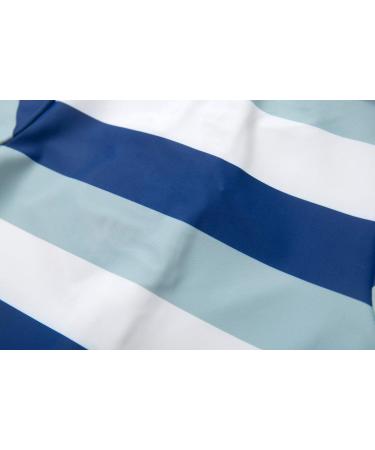 BONVERANO Baby Boys Swimsuit UPF 50+ Long-Sleeve Zipper One Piece - Stripe 2, 12-18 Months - Buy Online on GoSupps.com