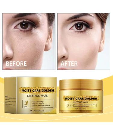 Buerfu Moisturizing Peel Facial Film - Firming Peel Face Masque - Fine Lines Removal Brightening Golden Sleep Masque Facial Film Reduces Large Pores For Home - Buy Online on GoSupps.com