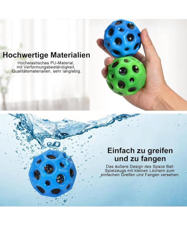3 PCs Astro Jump Ball - High Bounce Moon Galaxy Spring Balls | Interactive Outdoor Toys for Kids - Buy Online on GoSupps.com
