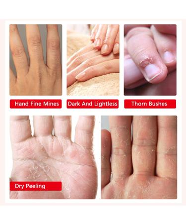 3 Pack Hand Mask for Moisturizing & Exfoliating, Collagen Infused Gloves for Repairing Dry/Cracked Skin - Lavender Scent for Women and Men - Buy Online on GoSupps.com