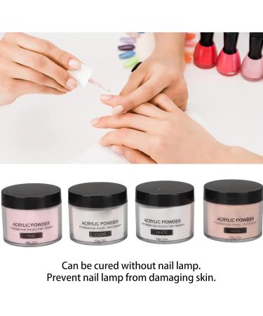 Long Lasting Nail Carving Powder 4 Colors 2.1oz for Manicure 3D Nail Extension Carving Powder with Strong Adhesion DIY Nail - Buy Online on GoSupps.com