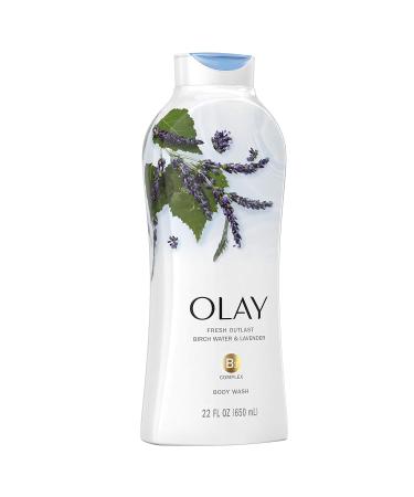 Olay Fresh Outlast Purifying Birch & Lavender Body Wash 22 Fl Oz - Pack of 4 - Buy Online on GoSupps.com
