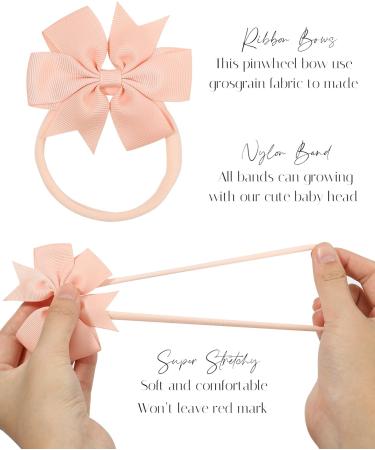 40pcs Baby Girls Grosgrain Ribbon Hair Bows Headbands Set - Hair Accessories for Infants, Newborns, Toddlers - Buy Online on GoSupps.com