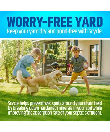 Septic Tank Treatment - 8 Month Supply (60 oz) for Monthly Maintenance & Backup Prevention - Unclog Waste Pipes & Drain Fields - Buy Online on GoSupps.com