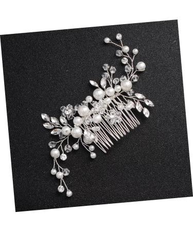 FRCOLOR Bridal Hair Accessories bride headpieces for wedding bridal headpiece wedding hair comb bridal comb bridal headdress banquet crystal accessories Wedding Hair Accessories - Buy Online on GoSupps.com