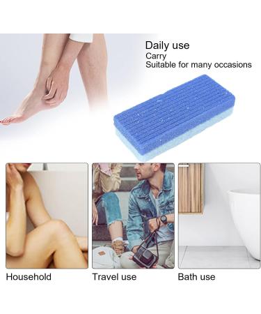 Natural Foot Scrubber & Pumice Stone - Durable Blue Pedicure Scrub for Healthy Feet | Shop Internationally - Buy Online on GoSupps.com