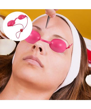 HEALLILY Safety Eye Cover Tanning Goggles Light Eye Goggles Blackout Eye Shield Adult Women Men Tanning Bed Eye Cover Rosy Tanning Bed Goggles - Buy Online on GoSupps.com