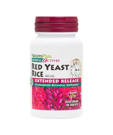 Nature's Plus Herbal Actives Red Yeast Rice 600 mg 30 Tablets