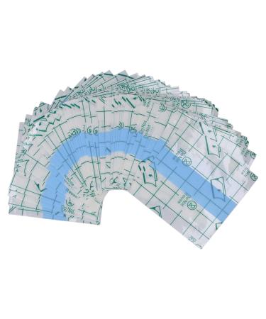 Garosa 100pcs Transparent Waterproof Makeup Hand Palette Stickers - Single Use Self-Adhesive for Home & Salon Use | Perfect for Professionals & Beginners - Buy Online on GoSupps.com