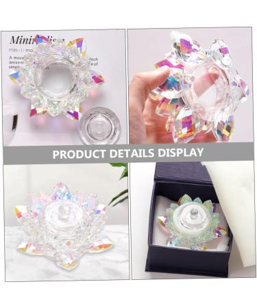 Housoutil Nail Art Crystal Cup Pen Cup Nail Art Powder Dish Esmalte De U as En Gel Transparent Gel Nail Polish Pitcher Glass Travel High Transparent Crystal Manicure Glass Nails - Buy Online on GoSupps.com