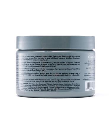 JOHNNY B. Premium Men's Shave Cream 12 oz - Best Shaving Cream for Smooth Skin | International Shipping Available - Buy Online on GoSupps.com