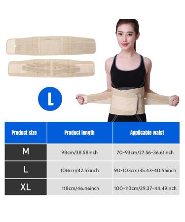 Back Braces for Lower Back Pain Relief Breathable Back Support Belt Adjustable Lumbar Support Belt Reinforced Bones Back Pain Belt L - Buy Online on GoSupps.com