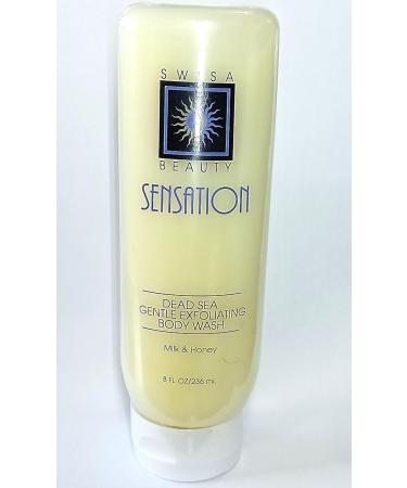 Dead Sea Gentle Exfoliating Body Wash - Milk and Honey | Refreshing Clean & Youthful Glow - Shop Internationally - Buy Online on GoSupps.com