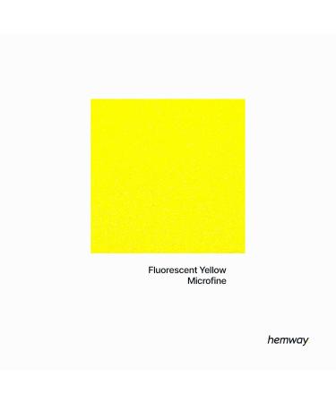 Hemway Premium Ultra Sparkle Fluorescent Yellow Glitter | Multi-Purpose Metallic Flake for Arts Crafts Nails & Cosmetics - 100g Microfine - Buy Online on GoSupps.com