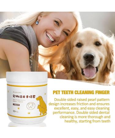Fulenyi Dog Tooth Towels - 50 Pack for Dental Care & Ear Cleaning - Safe & Effective Pet Accessories - Buy Online on GoSupps.com
