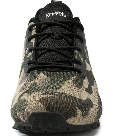 Ikunka Men's Camouflage Sneakers - Lightweight Breathable Walking Shoes - Buy Online on GoSupps.com