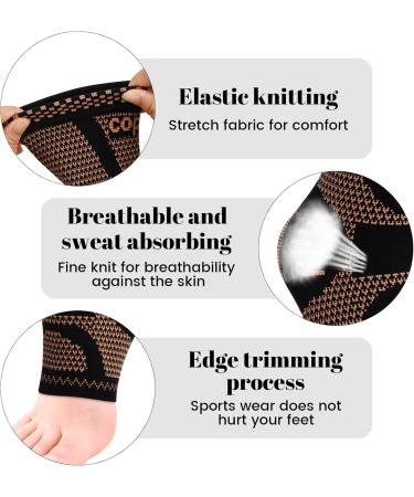 Ankle Support Sports Bandage - Football Ankle Brace & Compression Socks | XL Skin Color - Buy Online on GoSupps.com