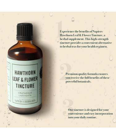 Napiers Hawthorn Leaf & Flower Tincture 250ml - Herbal Supplement (Crataegus laevigata) - 45% Extract Strength - Buy Online on GoSupps.com