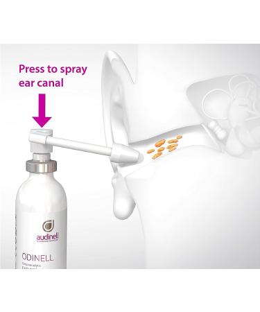Audinell Ear Wax Removal Spray (50ml) - Gentle Ear Cleaner & Irritation Soother | Cleanse Ear Canal, Replace Q-Tips, Candles & Swabs | Safe for All Ages - Buy Online on GoSupps.com