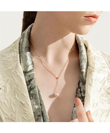 Necklace Silver Shell Necklace Simple Fashion Versatile Clavicle Chain Advanced Design Tassel Necklace Ladies Necklace - Buy Online on GoSupps.com