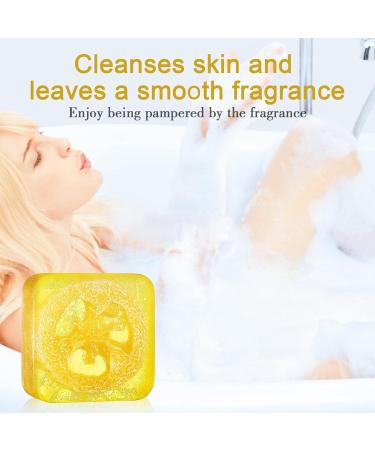  Miake Coconut Soap | Handmade soap natural olive oil shea butter lemon extract body soap face soap and bath soap Miake - Buy Online on GoSupps.com