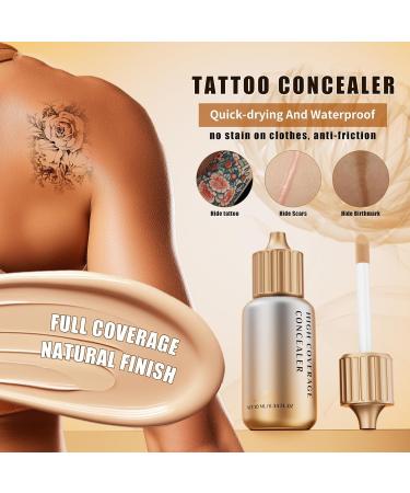 Correcteur Little Milk Bottle Correcteur couvrant pour tatouages Longue tenue et waterproof Camoufle les imperfections et les cernes Couvre les imperfections du visage 02# - Buy Online on GoSupps.com