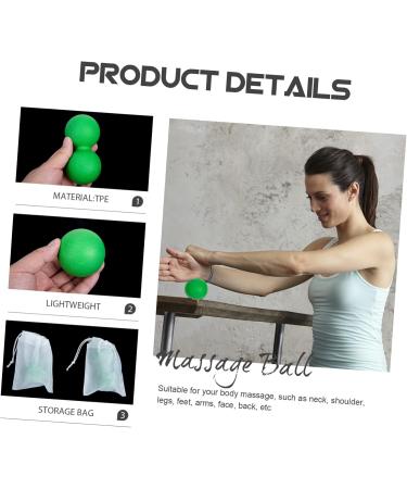 Toddmomy Fascia Massage Balls Set - Trigger Point Muscle Relief Lacrosse Balls for Hand & Back Pain TPE Fitness Tool for Soothing Relief - Buy Online on GoSupps.com