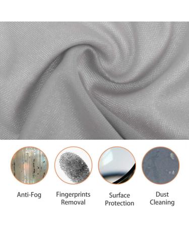 Buy 50pcs Microfiber Cleaning Cloth Set - Eyeglasses & Mobile Phone Screen Cleaner Gentle Tarnish & Adhesive Remover - Ideal for Lenses & Glasses - Buy Online on GoSupps.com