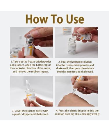 Freeze Dried Collagen for Face Freeze-Dried Nano Silk Anti-Wrinkle Repairing Serum Set Instant Faces and Eye Lift Anti-Aging Face Ampoule for Elasticity Care (2Set) - Buy Online on GoSupps.com