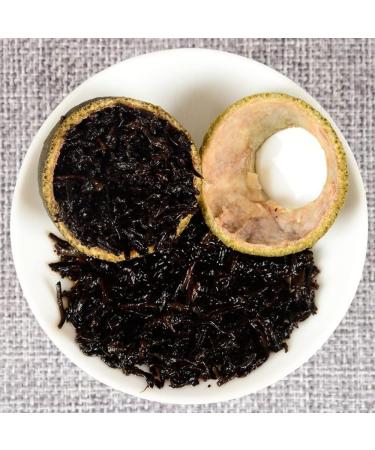 HQZM Xinhui Xiaoqinggan Tangerine Puer Ripe Tea Palace Tangerine Fruit with Natural Fragrance of 500g - Buy Online on GoSupps.com