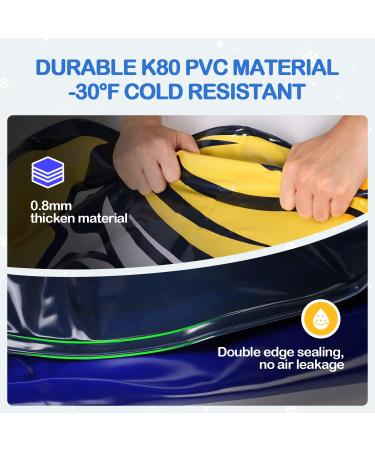 Large 47 Inch Snow Tube with 4 Snow Patches - Waterproof Inflatable Sled for Winter Fun | Space Theme, Heavy Duty K80 PVC Material, -30F Resistant - Buy Online on GoSupps.com