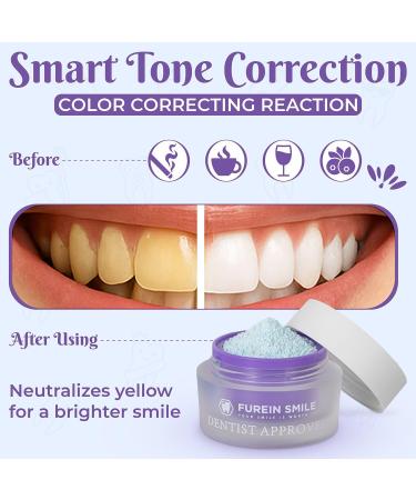 Furein Smile Natural tooth whitening powder peroxidefree peppermint flavor 18 g - Buy Online on GoSupps.com