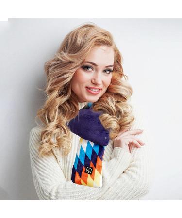 WKshuFT Heated Scarf USB Electric Heated Scarves The Best Gift for Your Parents Upgraded Heated Neck Wrap Heat Scarves with Heating Pad Winter Neck Warmer for Women Men (C) - Buy Online on GoSupps.com
